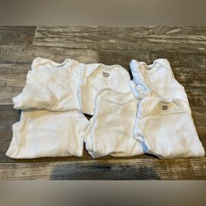 White Baby Onesies Set
